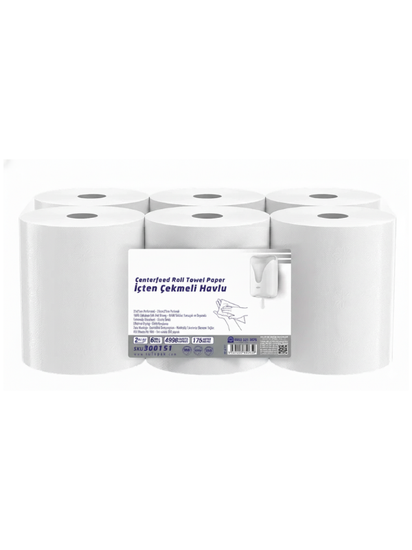 İÇTEN ÇEKMELİ KAĞIT HAVLU 6LI