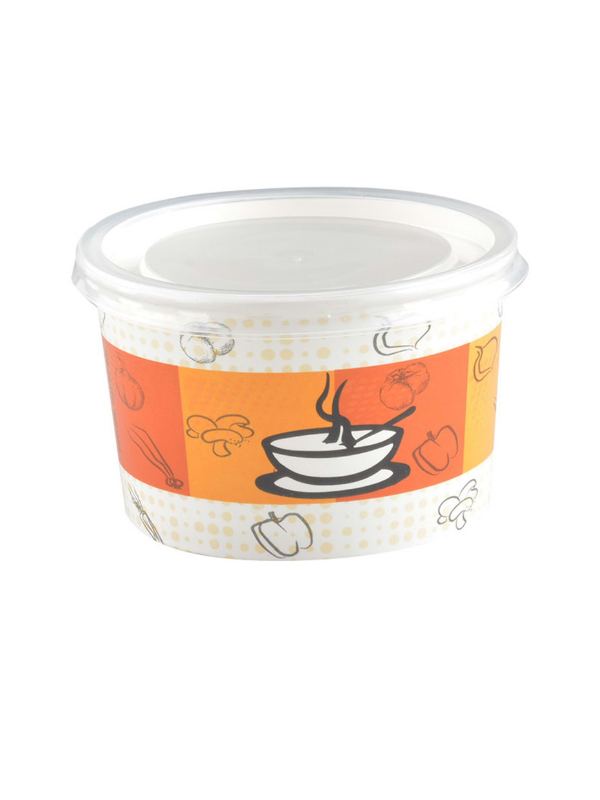KAPAKLI KARTON ÇORBA KASE 16OZ